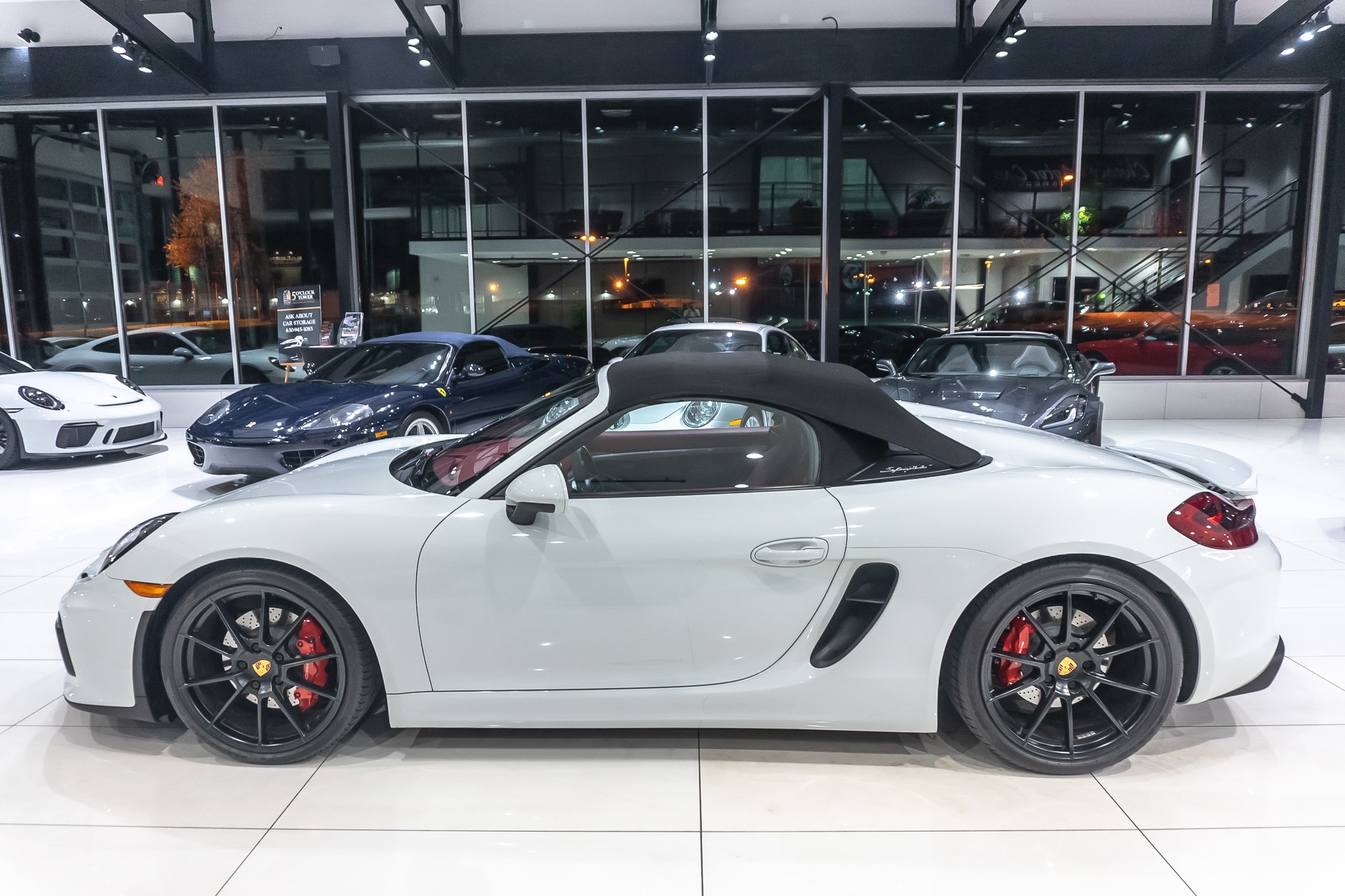 Used-2016-Porsche-Boxster-Spyder-RARE-Only-4900-Miles-Manual-Transmission-375HP