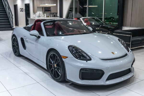Used 2016 Porsche Boxster Spyder RARE Only 4900 Miles! Manual Transmission! 375HP! for sale Sold at Chicago Motor Cars in West Chicago IL 60185 4