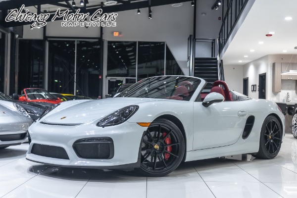 Used 2016 Porsche Boxster Spyder RARE Only 4900 Miles! Manual Transmission! 375HP! for sale Sold at Chicago Motor Cars in West Chicago IL 60185 1