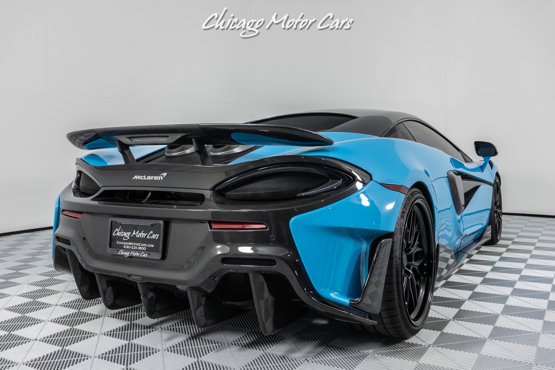 Used-2019-McLaren-600LT-COUPE-DME-STAGE-2-Fistral-Blue-Tons-of-Carbon-SENNA-Seats-320K-MSRP