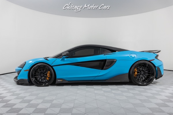 Used 2019 McLaren 600LT COUPE DME STAGE 2 Fistral Blue! Tons of Carbon! SENNA Seats! $320K MSRP!! for sale Sold at Chicago Motor Cars in West Chicago IL 60185 2
