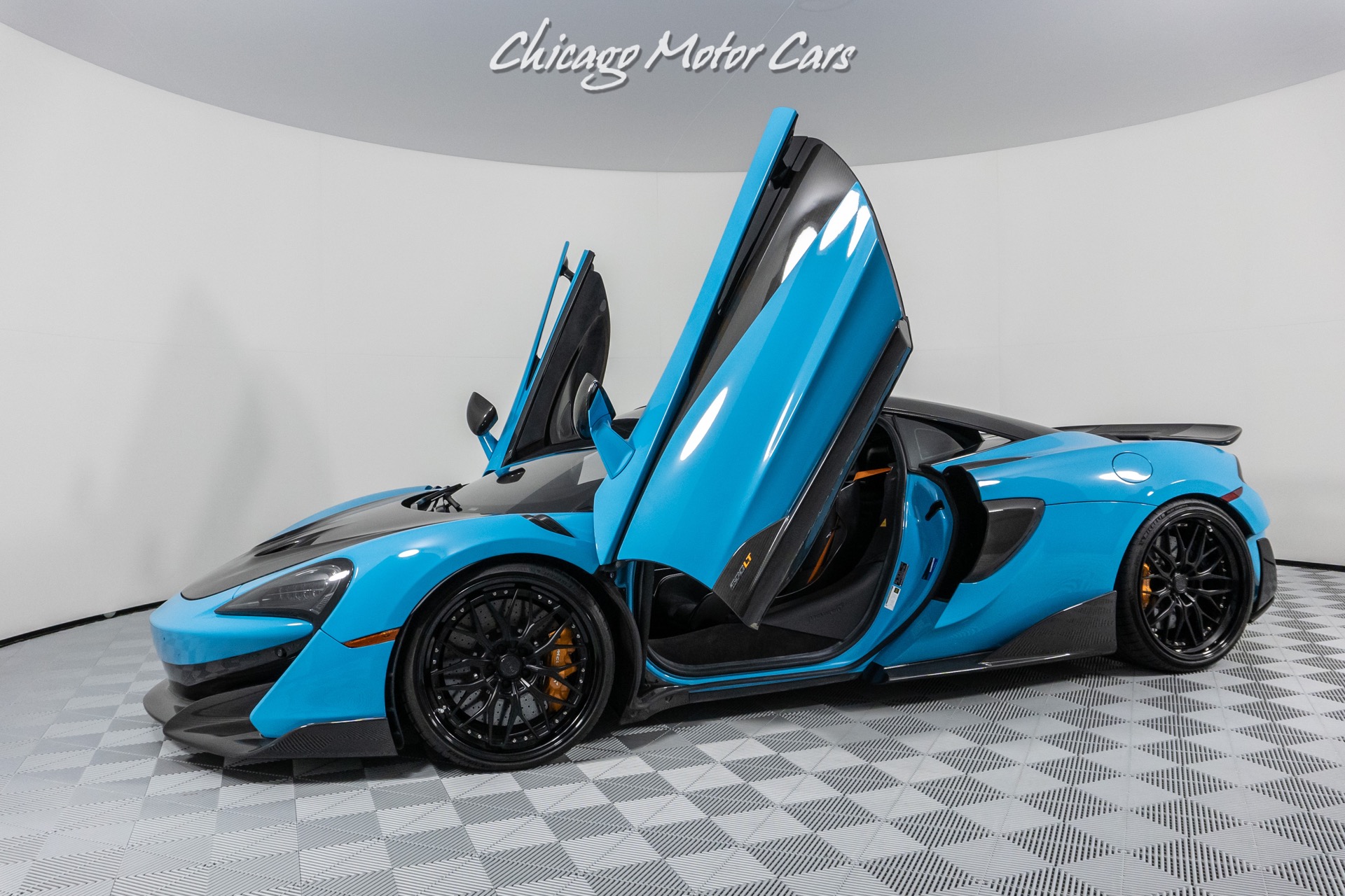 Used-2019-McLaren-600LT-COUPE-DME-STAGE-2-Fistral-Blue-Tons-of-Carbon-SENNA-Seats-320K-MSRP