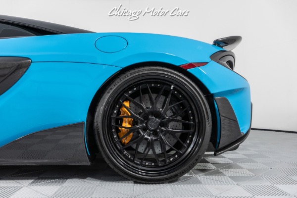 Used 2019 McLaren 600LT COUPE DME STAGE 2 Fistral Blue! Tons of Carbon! SENNA Seats! $320K MSRP!! for sale Sold at Chicago Motor Cars in West Chicago IL 60185 4