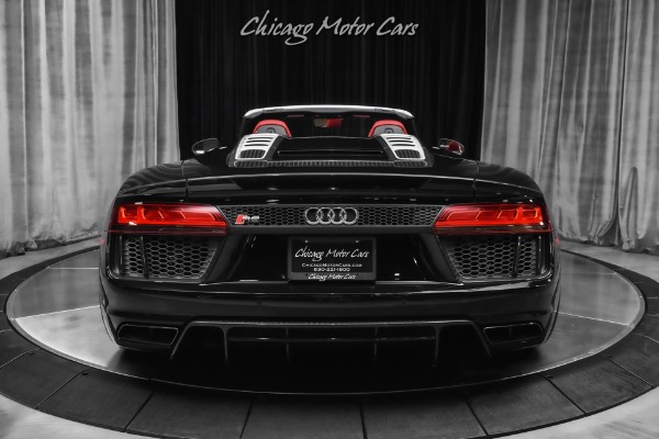 Used 2018 Audi R8 Spyder V10 plus MSRP $220,390+$25k in Upgrades Tons of Carbon Fiber Anrky Wheels for sale Sold at Chicago Motor Cars in West Chicago IL 60185 4