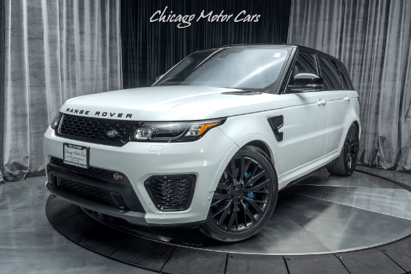 Used 2016 Land Rover Range Rover Sport V8 SVR Supercharged SUV MSRP $123K+ for sale Sold at Chicago Motor Cars in West Chicago IL 60185 2