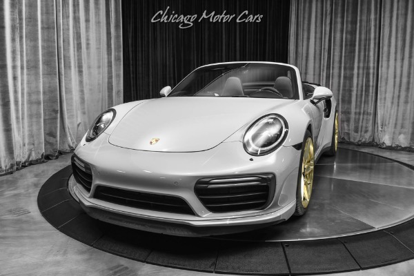 New 2017 Porsche 911 Turbo S Cabriolet Convertible MSRP $224K+ PTS Fashion Gray! LOADED! for sale Sold at Chicago Motor Cars in West Chicago IL 60185 2
