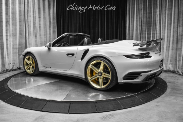 New 2017 Porsche 911 Turbo S Cabriolet Convertible MSRP $224K+ PTS Fashion Gray! LOADED! for sale Sold at Chicago Motor Cars in West Chicago IL 60185 3