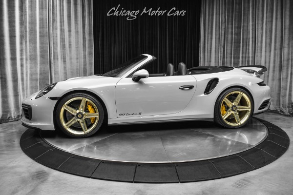 New 2017 Porsche 911 Turbo S Cabriolet Convertible MSRP $224K+ PTS Fashion Gray! LOADED! for sale Sold at Chicago Motor Cars in West Chicago IL 60185 1