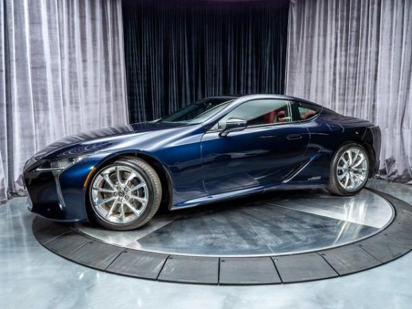Used 2018 Lexus LC 500h Coupe MSRP $101,445+ for sale Sold at Chicago Motor Cars in West Chicago IL 60185 1