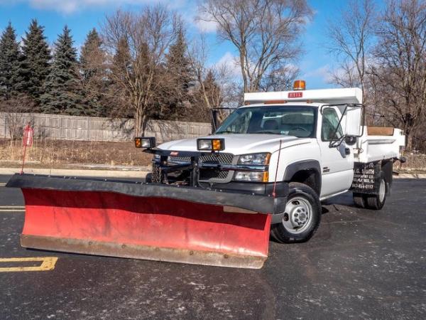 Used 2004 Chevrolet Silverado 3500 4X4 Dump **TRUCK PLOW & SALTER** for sale Sold at Chicago Motor Cars in West Chicago IL 60185 2