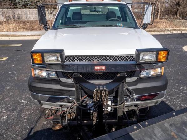 Used 2004 Chevrolet Silverado 3500 4X4 Dump **TRUCK PLOW & SALTER** for sale Sold at Chicago Motor Cars in West Chicago IL 60185 4