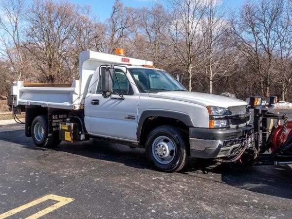 Used 2004 Chevrolet Silverado 3500 4X4 Dump **TRUCK PLOW & SALTER** for sale Sold at Chicago Motor Cars in West Chicago IL 60185 6