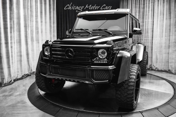 Used 2017 Mercedes-Benz G550 4x4 Squared SUV Black on Black! Upgraded Wheels! 1 of ONLY 300 Made in US! RARE! for sale Sold at Chicago Motor Cars in West Chicago IL 60185 2