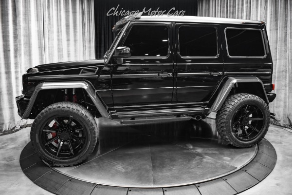 Used 2017 Mercedes-Benz G550 4x4 Squared SUV Black on Black! Upgraded Wheels! 1 of ONLY 300 Made in US! RARE! for sale Sold at Chicago Motor Cars in West Chicago IL 60185 1