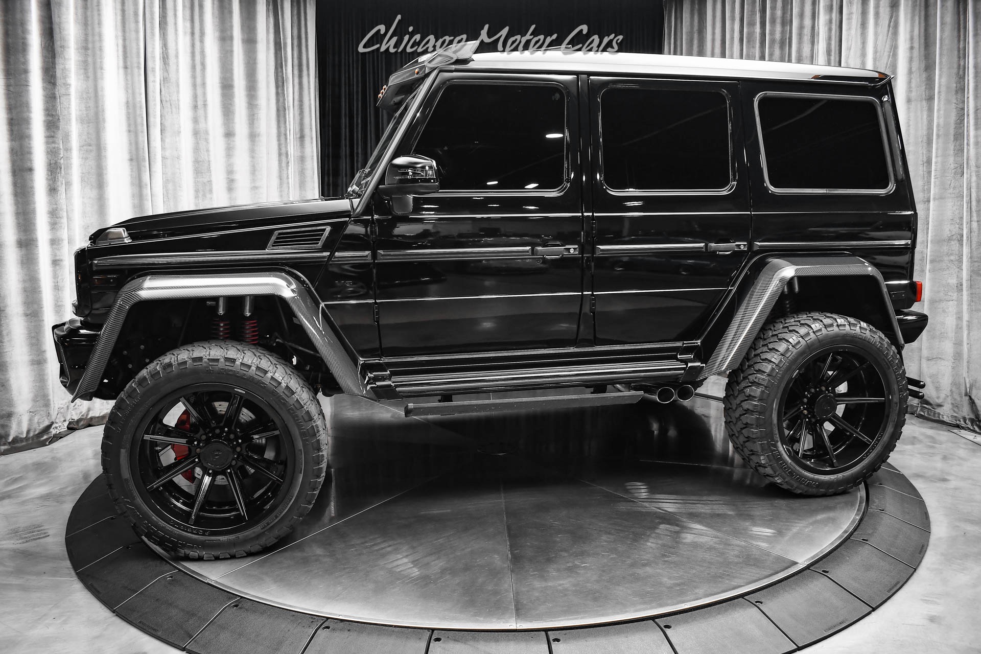 Used-2017-Mercedes-Benz-G550-4x4-Squared-SUV-Black-on-Black-Upgraded-Wheels-1-of-ONLY-300-Made-in-US-RARE
