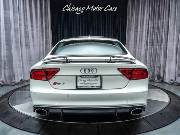 Used 2015 Audi RS 7 Prestige Sedan MSRP $128,840+ for sale Sold at Chicago Motor Cars in West Chicago IL 60185 4