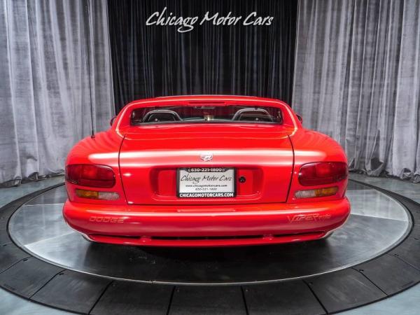 Used 1993 Dodge Viper RT/10 Roadster **ONLY 6K MI - COLLECTOR QUALITY** for sale Sold at Chicago Motor Cars in West Chicago IL 60185 4