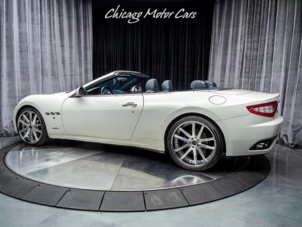 Used 2014 Maserati GranTurismo Convertible MSRP $148,550 + AFTERMARKET WHEELS for sale Sold at Chicago Motor Cars in West Chicago IL 60185 3
