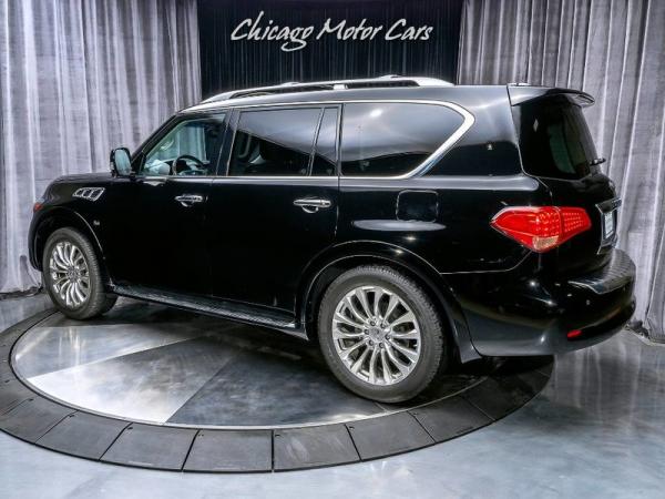 Used 2015 INFINITI QX80 SUV 4WD **ORIGINAL WINDOW STICKER LIST: $75,335** for sale Sold at Chicago Motor Cars in West Chicago IL 60185 3