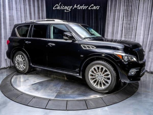 Used 2015 INFINITI QX80 SUV 4WD **ORIGINAL WINDOW STICKER LIST: $75,335** for sale Sold at Chicago Motor Cars in West Chicago IL 60185 6
