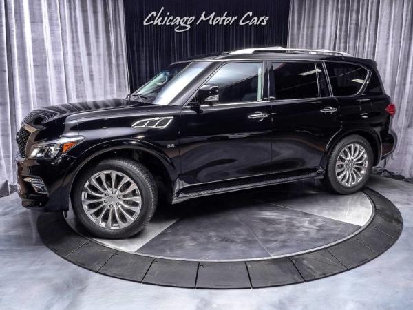 Used 2015 INFINITI QX80 SUV 4WD **ORIGINAL WINDOW STICKER LIST: $75,335** for sale Sold at Chicago Motor Cars in West Chicago IL 60185 1