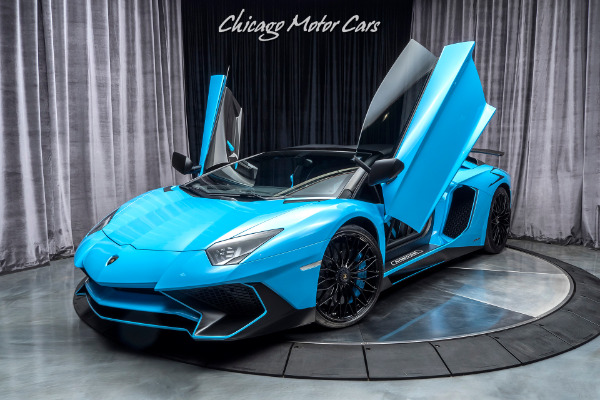Used 2017 Lamborghini Aventador LP750-4 SV Roadster Upgraded Exhaust & Radar! Serviced! Perfect! Over $601k+ NEW for sale Sold at Chicago Motor Cars in West Chicago IL 60185 3