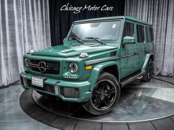 Used 2018 Mercedes-Benz G63 AMG SUV 4-Matic $156,645 MSRP **Only 58 Miles** for sale Sold at Chicago Motor Cars in West Chicago IL 60185 2
