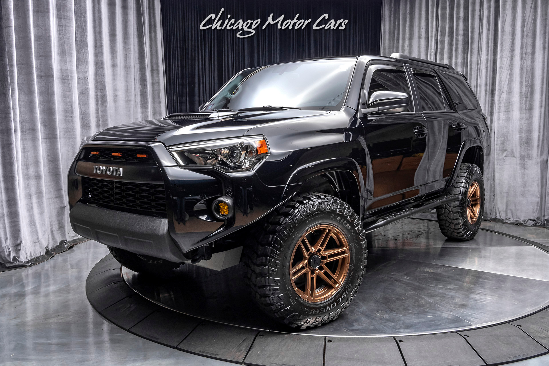 Used 15 Toyota 4runner Trd Pro 4x4 Suv 10k In Upgrades Low Miles Vorsteiner Wheels For Sale Special Pricing Chicago Motor Cars Stock a