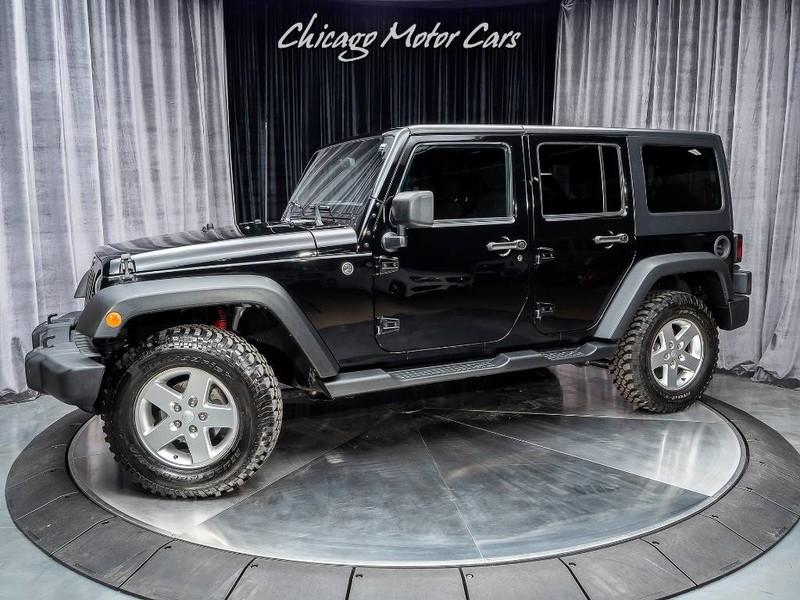 Used 2014 Jeep Wrangler Unlimited Sport 4x4 Hard Top for sale Sold at Chicago Motor Cars in West Chicago IL 60185 1
