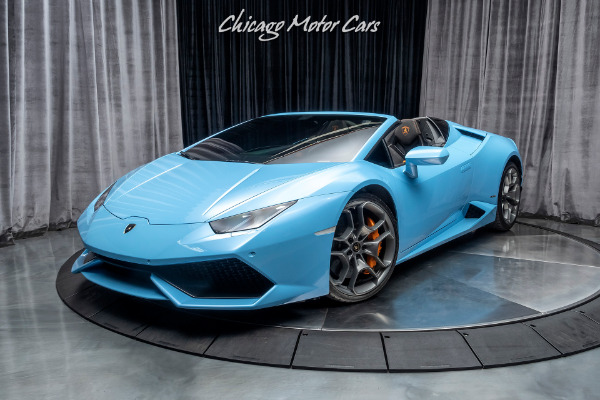 Used 2016 Lamborghini Huracan LP610-4 Spyder **MSRP $322,755** for sale Sold at Chicago Motor Cars in West Chicago IL 60185 2