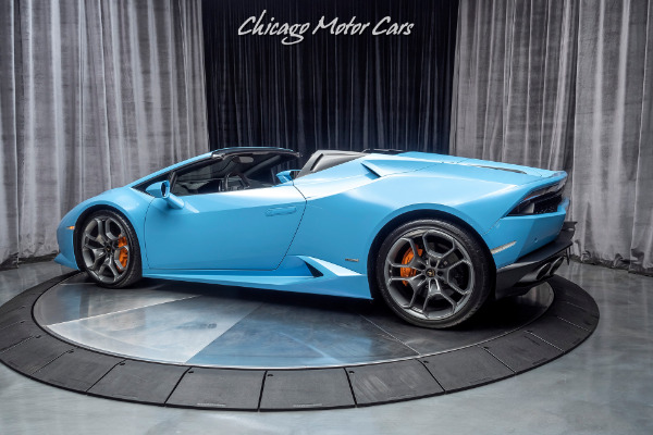 Used 2016 Lamborghini Huracan LP610-4 Spyder **MSRP $322,755** for sale Sold at Chicago Motor Cars in West Chicago IL 60185 3