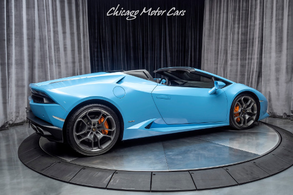 Used 2016 Lamborghini Huracan LP610-4 Spyder **MSRP $322,755** for sale Sold at Chicago Motor Cars in West Chicago IL 60185 5