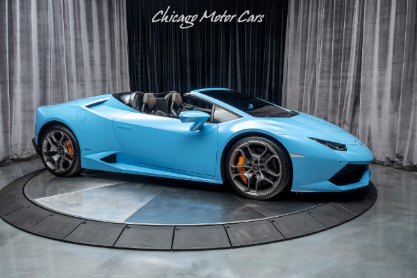 Used 2016 Lamborghini Huracan LP610-4 Spyder **MSRP $322,755** for sale Sold at Chicago Motor Cars in West Chicago IL 60185 6
