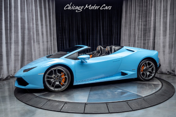 Used 2016 Lamborghini Huracan LP610-4 Spyder **MSRP $322,755** for sale Sold at Chicago Motor Cars in West Chicago IL 60185 1