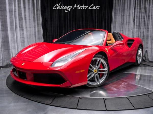 Used 2017 Ferrari 488 Spider Convertible MSRP $351,360+ for sale Sold at Chicago Motor Cars in West Chicago IL 60185 2
