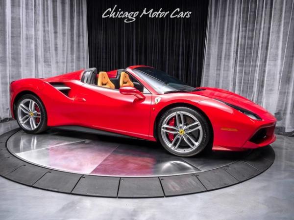 Used 2017 Ferrari 488 Spider Convertible MSRP $351,360+ for sale Sold at Chicago Motor Cars in West Chicago IL 60185 6