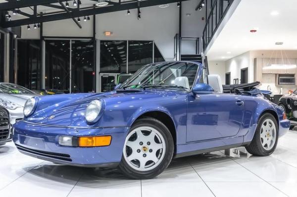 Used 1991 Porsche 911 Carrera 2 Cabriolet for sale Sold at Chicago Motor Cars in West Chicago IL 60185 2