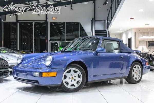 Used 1991 Porsche 911 Carrera 2 Cabriolet for sale Sold at Chicago Motor Cars in West Chicago IL 60185 1