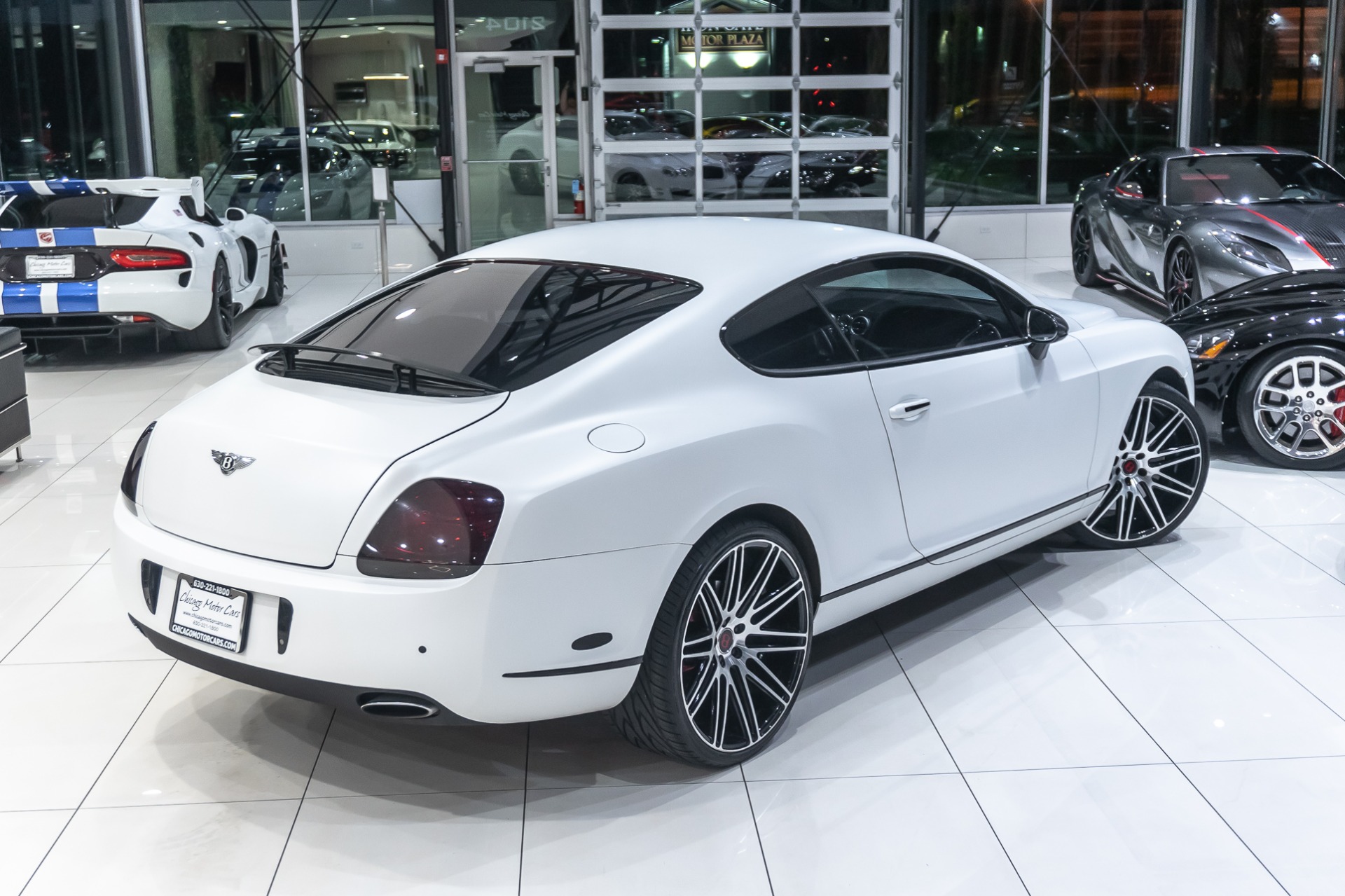 Used-2006-Bentley-Continental-GT-Coupe-MSRP-176K-Matte-White-Vinyl-Wrap-Recent-Service