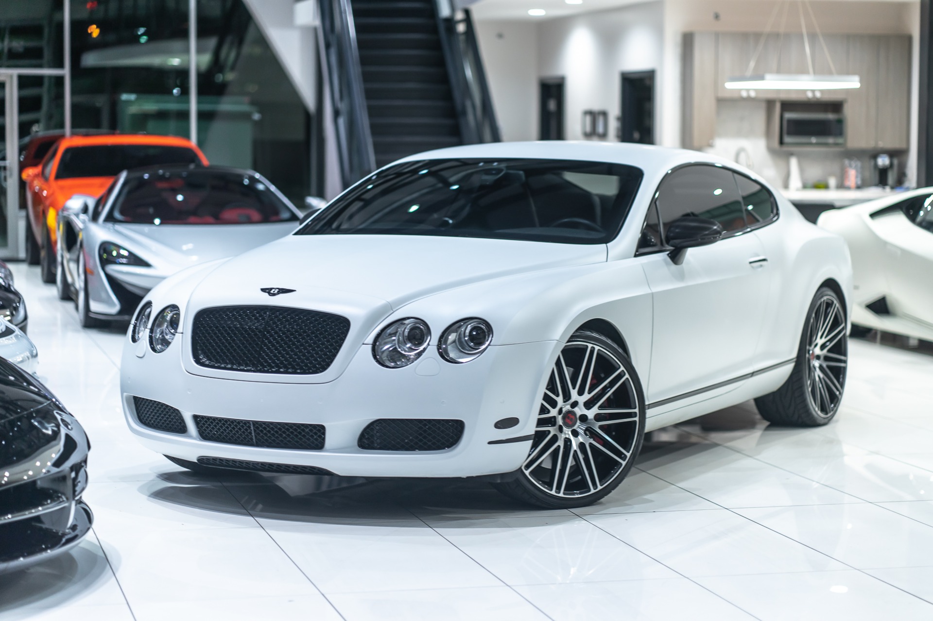 Used-2006-Bentley-Continental-GT-Coupe-MSRP-176K-Matte-White-Vinyl-Wrap-Recent-Service