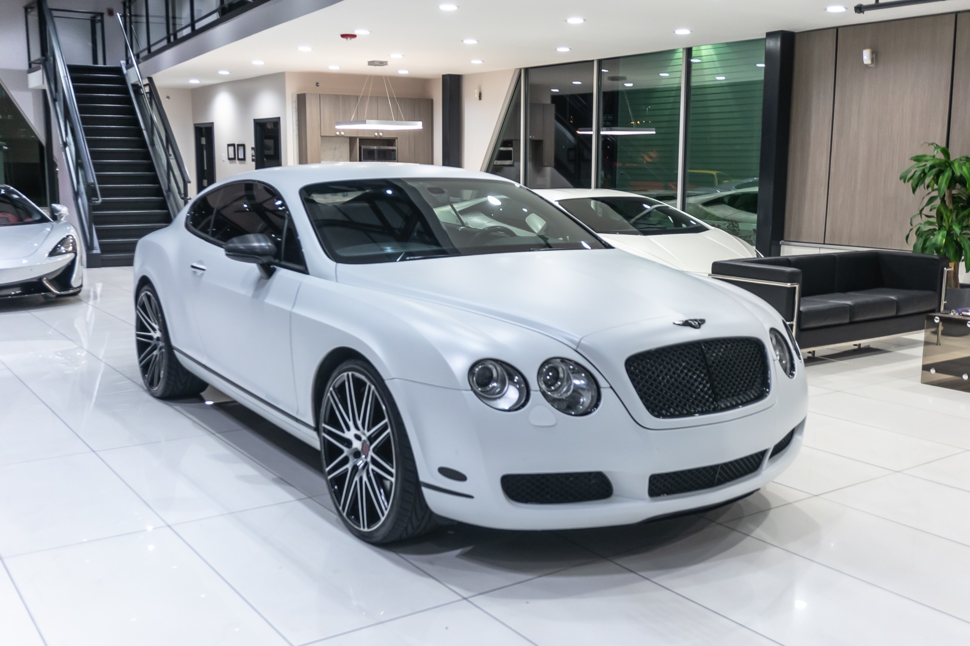 Used-2006-Bentley-Continental-GT-Coupe-MSRP-176K-Matte-White-Vinyl-Wrap-Recent-Service