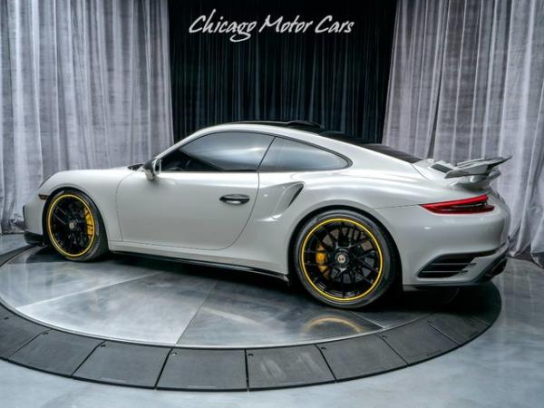 Used 2018 Porsche 911 Turbo S Coupe MSRP $212k+ KLINE Innovations Exhaust CHALK! for sale Sold at Chicago Motor Cars in West Chicago IL 60185 3