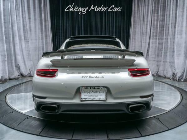 Used 2018 Porsche 911 Turbo S Coupe MSRP $212k+ KLINE Innovations Exhaust CHALK! for sale Sold at Chicago Motor Cars in West Chicago IL 60185 4