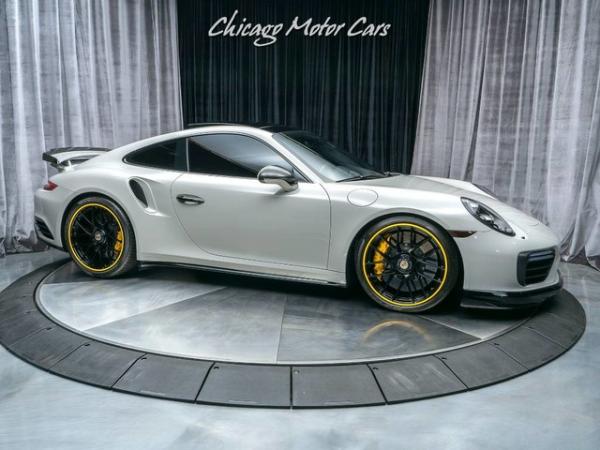 Used-2018-Porsche-911-Turbo-S-Coupe-MSRP-212k-KLINE-Innovations-Exhaust-CHALK