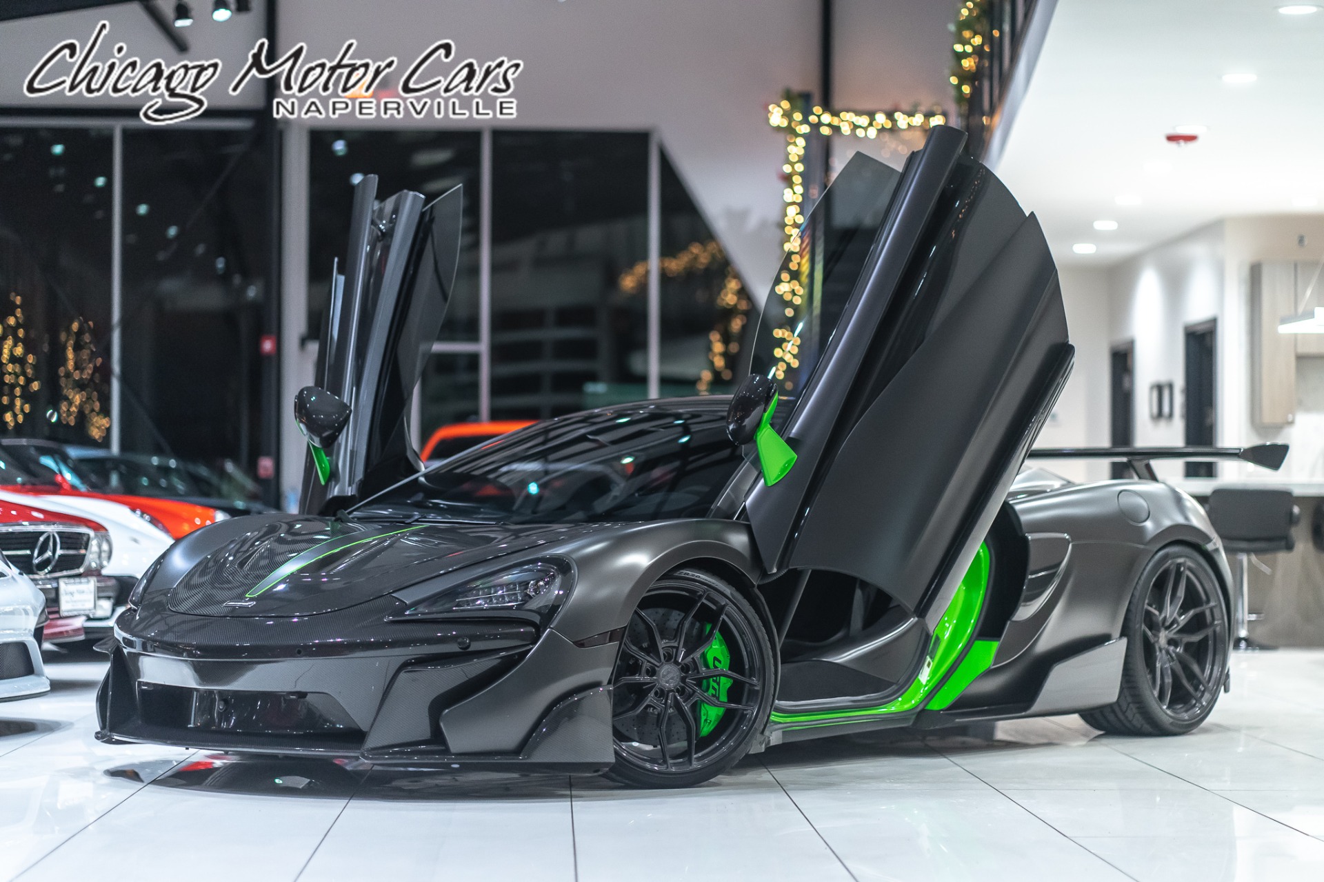 Used 16 Mclaren 570s Coupe Msrp 274k 60k In Upgrades Vorsteiner Body Kit For Sale Special Pricing Chicago Motor Cars Stock