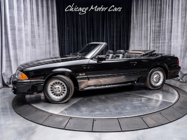 Used 1990 Ford Mustang GT Convertible 100% STOCK for sale Sold at Chicago Motor Cars in West Chicago IL 60185 1