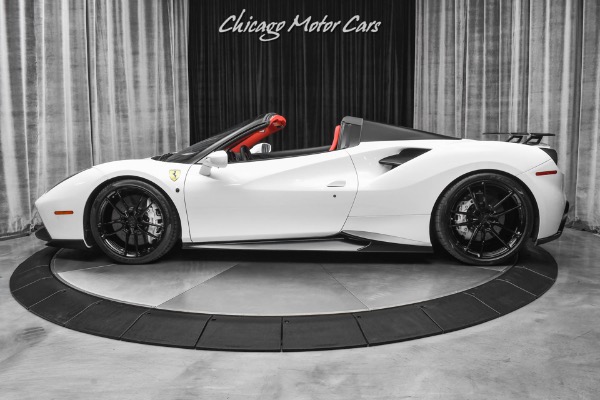 Used-2018-Ferrari-488-Spider-Convertible-Carbon-Fiber-Anrkys-Novitec-Loaded-Serviced-Upgrades-Best-Spec