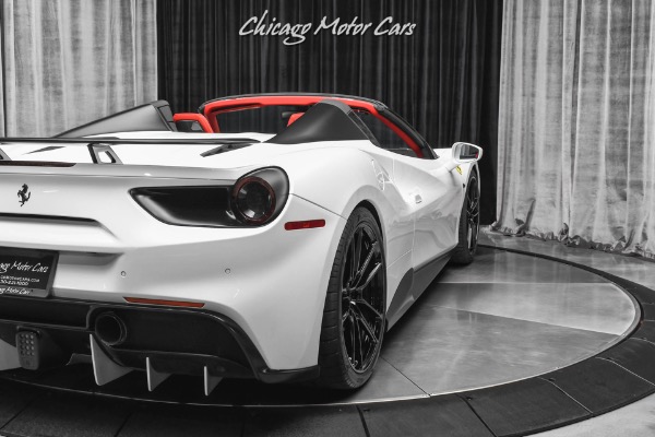 Used-2018-Ferrari-488-Spider-Convertible-Carbon-Fiber-Anrkys-Novitec-Loaded-Serviced-Upgrades-Best-Spec