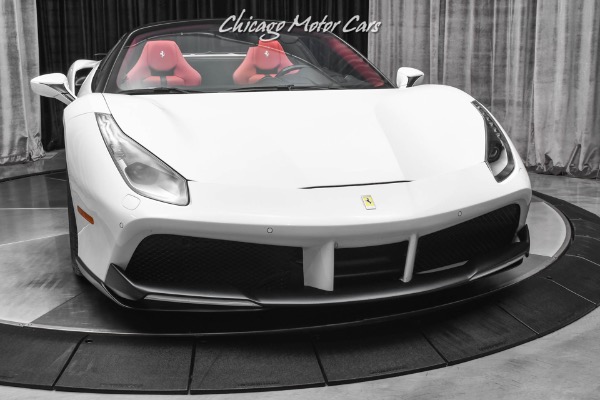 Used-2018-Ferrari-488-Spider-Convertible-Carbon-Fiber-Anrkys-Novitec-Loaded-Serviced-Upgrades-Best-Spec