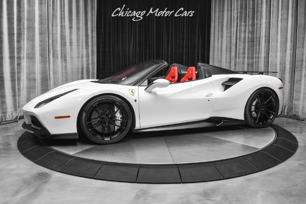 Used 2018 Ferrari 488 Spider Convertible Carbon Fiber Anrkys Novitec Loaded Serviced Upgrades! Best Spec for sale Sold at Chicago Motor Cars in West Chicago IL 60185 1